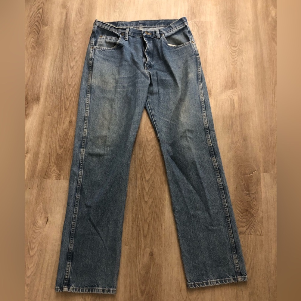 ✨ Men’s Wrangler Regular Fit Jeans 34x34 ✨ - Picture 2 of 5